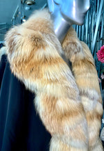 Load image into Gallery viewer, Simonetta Ravizza Trench Coat Fox Fur Tuxedo