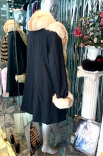 Load image into Gallery viewer, Simonetta Ravizza Trench Coat Fox Fur Tuxedo
