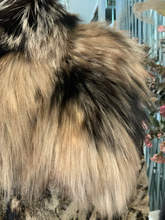 Load image into Gallery viewer, Unique Swakara Lamb Fur Jacket with Fox Fur Attached Collar