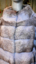 Load image into Gallery viewer, Unique Shade Blue Mink Fur Short Coat Awesome Shade!