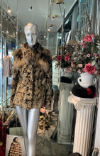Load image into Gallery viewer, Unique Swakara Lamb Fur Jacket with Fox Fur Attached Collar