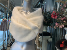 Load image into Gallery viewer, Winter White Mink Fur Shawl Stole Perfect for Brides