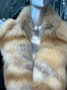 Simonetta Ravizza Trench Coat Fox Fur Tuxedo