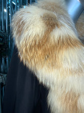 Load image into Gallery viewer, Simonetta Ravizza Trench Coat Fox Fur Tuxedo
