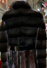 Load image into Gallery viewer, Exquisite Mink Fur Stroller Coat Swing Style Hemline Luxury Fur
