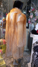 Load image into Gallery viewer, Stunning Natural Red Fox Fur Coat Warm &amp; Light Swing Style Stroller
