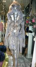 Load image into Gallery viewer, Simonetta Ravizza Designer Fox Fur Coat Reversible Luxury Fur
