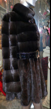 Load image into Gallery viewer, Exquisite Mink Fur Stroller Coat Swing Style Hemline Luxury Fur
