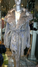 Load image into Gallery viewer, Simonetta Ravizza Designer Fox Fur Coat Reversible Luxury Fur
