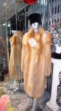 Load image into Gallery viewer, Stunning Natural Red Fox Fur Coat Warm &amp; Light Swing Style Stroller
