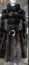 Load image into Gallery viewer, Exquisite Mink Fur Stroller Coat Swing Style Hemline Luxury Fur
