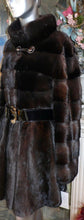 Load image into Gallery viewer, Exquisite Mink Fur Stroller Coat Swing Style Hemline Luxury Fur
