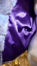 Load image into Gallery viewer, Unique Shade Blue Mink Fur Short Coat Awesome Shade!
