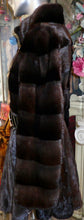 Load image into Gallery viewer, Exquisite Mink Fur Stroller Coat Swing Style Hemline Luxury Fur
