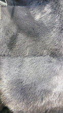 Load image into Gallery viewer, Mink Fur Jacket Hard to Find Gorgeous Shade of Blue Purple
