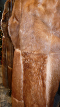 Load image into Gallery viewer, Warm Genuine Shearling Fur Coat Rust Tan ITALY--Shasa Designer
